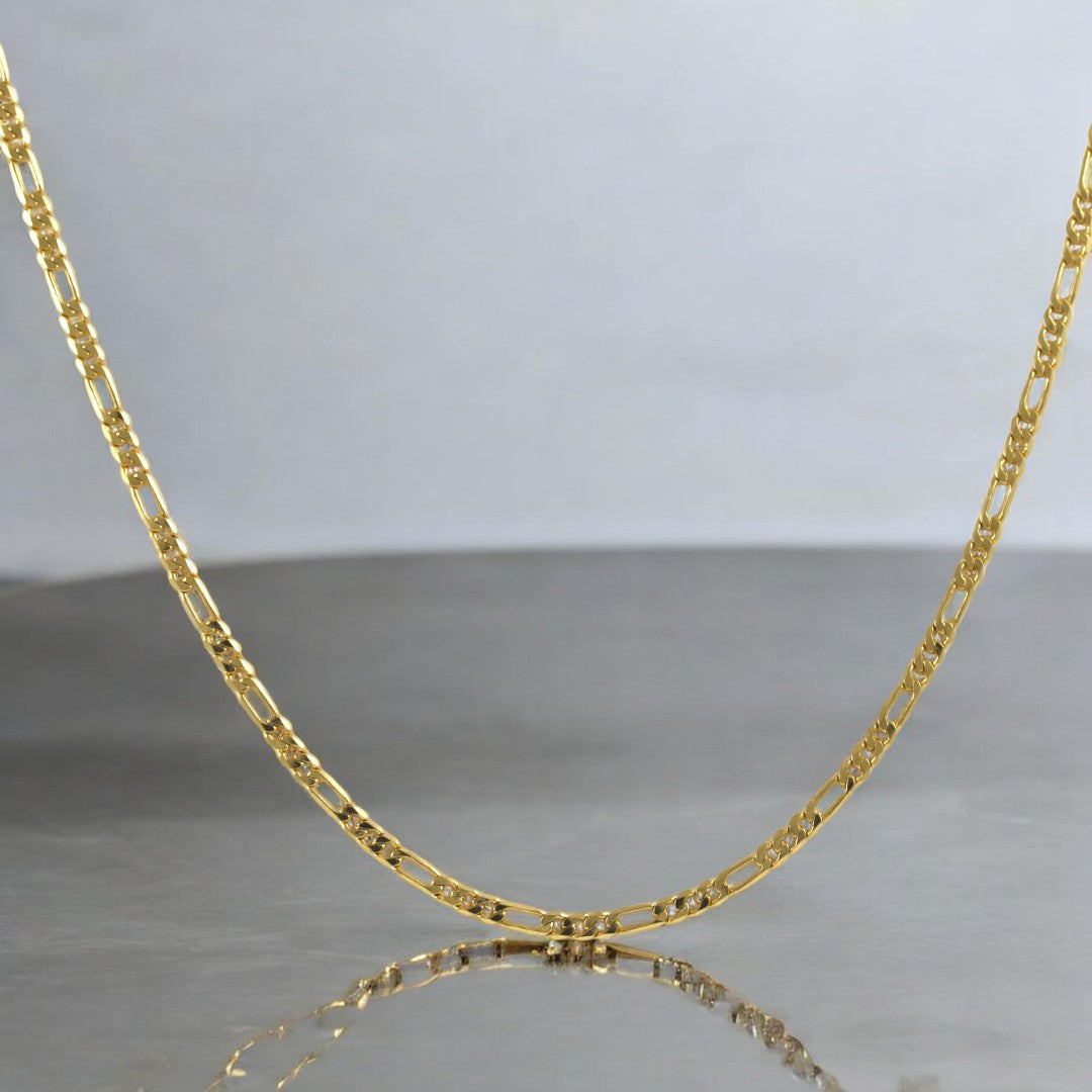 Gold Filled 18K Figaro 2.55mm 24"