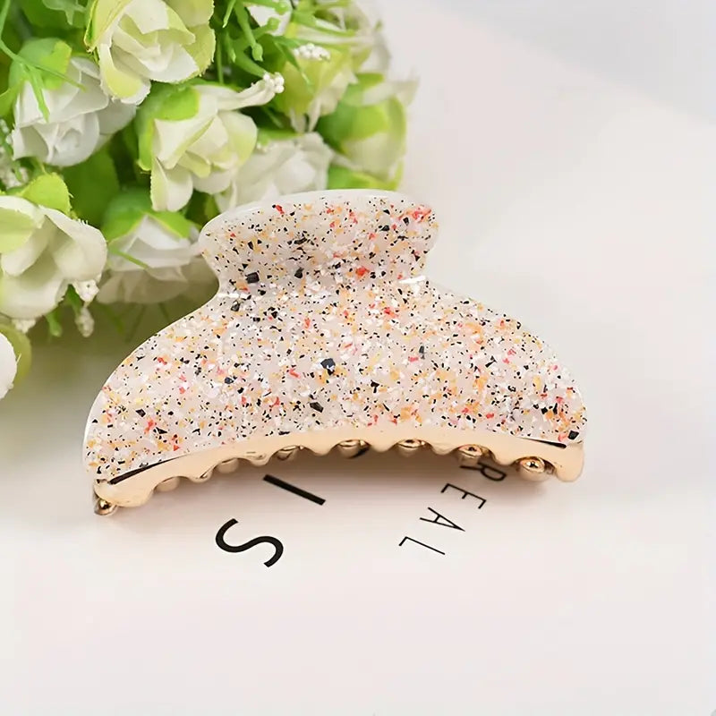 Elegant Solid Hair Claw Clip