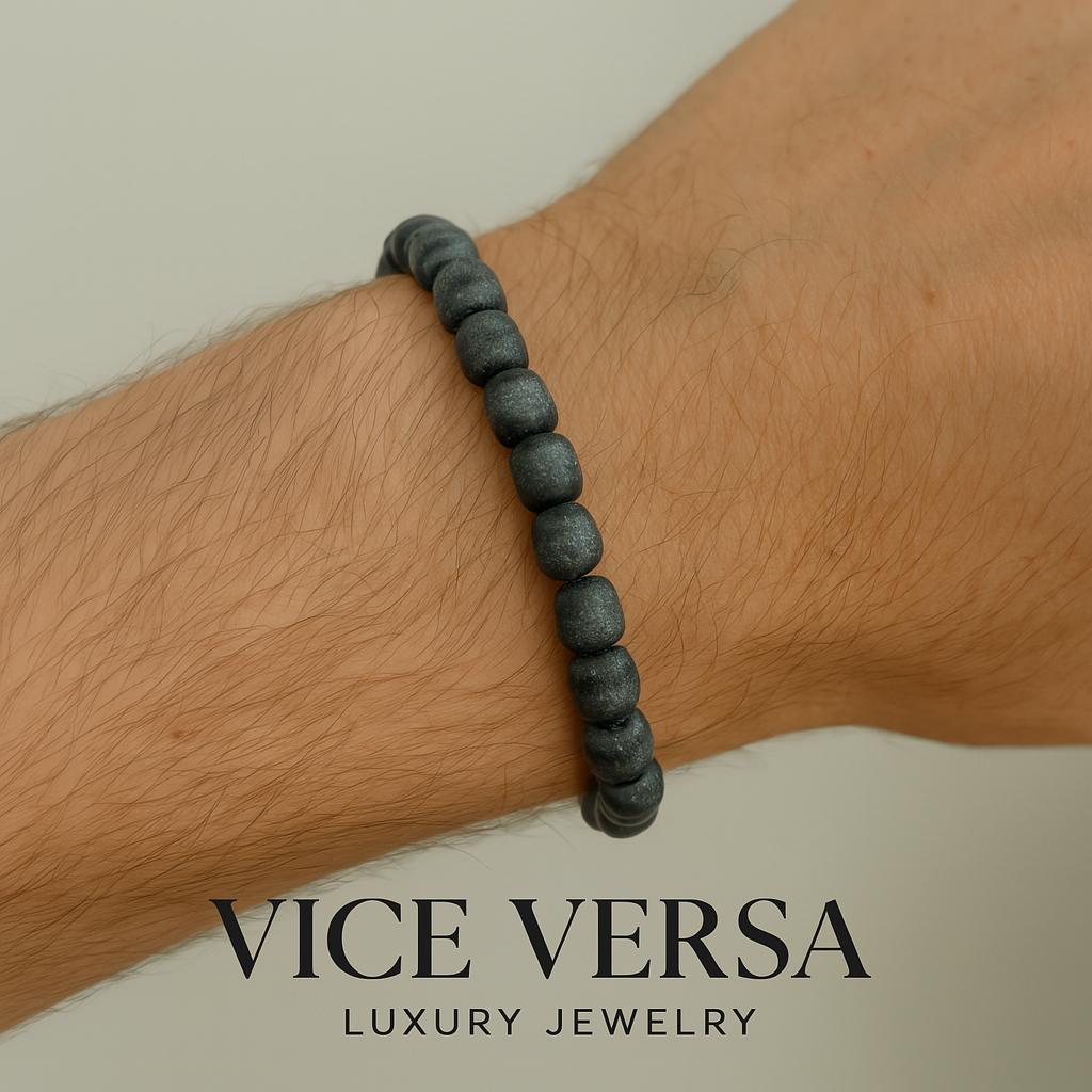 Men's Wood Bead Bracelet