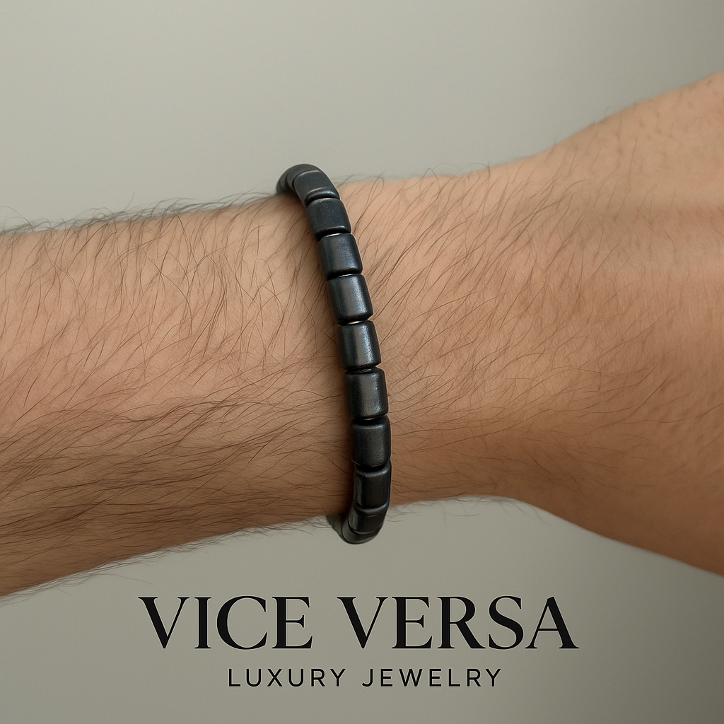 Men's Wood Bead Bracelet