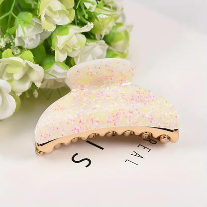 Elegant Solid Hair Claw Clip