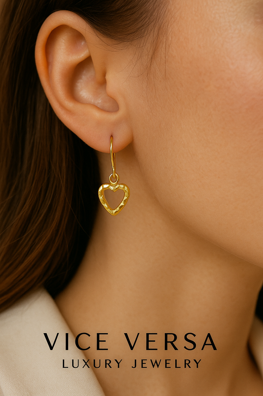 Hearts Dangle Earrrings