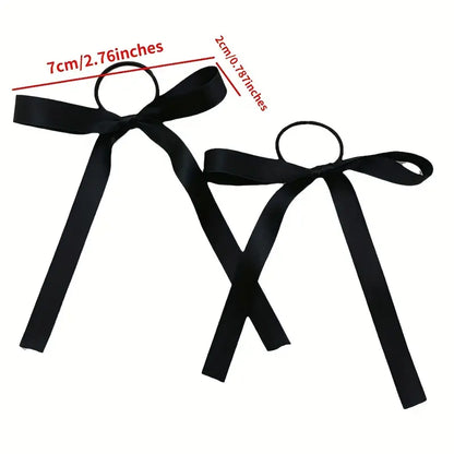 Velvet Hair Bow Ties Ribbon Bowknot