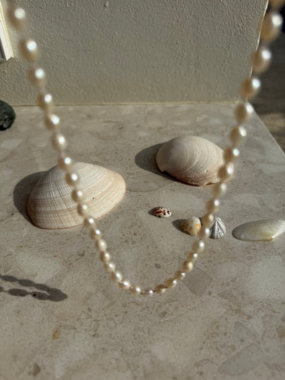 Cultured Freshwater Baroque Pearl Strand Necklace