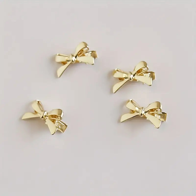 Mini pinzas para el pelo con forma de lazo 