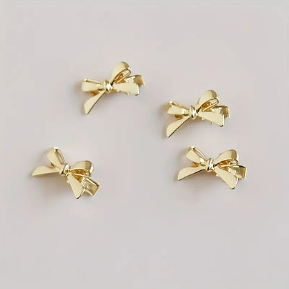 Mini pinzas para el pelo con forma de lazo 
