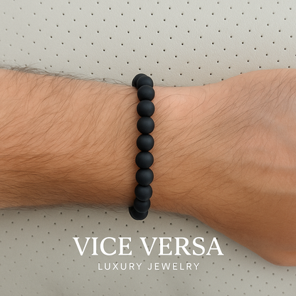 Men's Wood Bead Bracelet