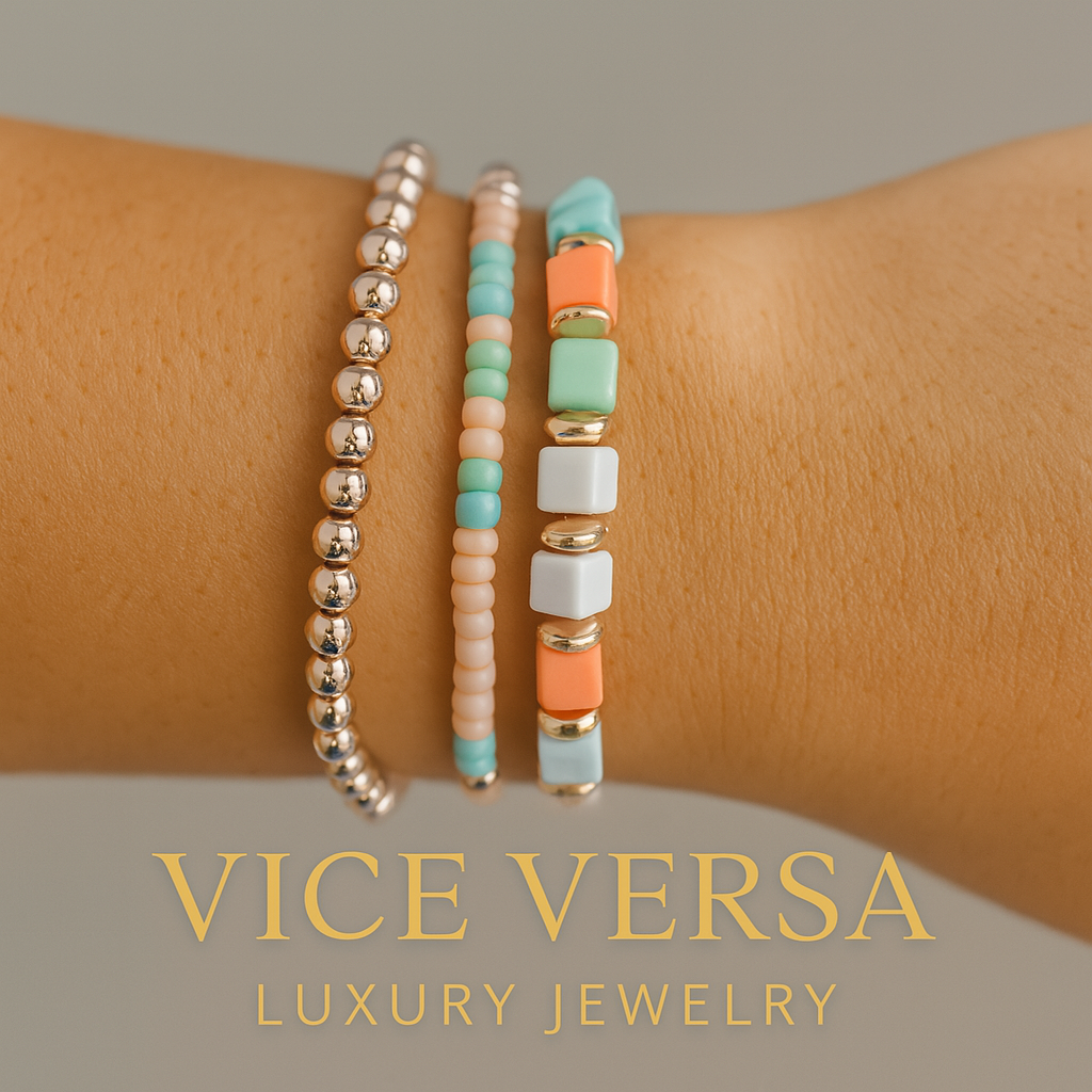 Pulsera de perlas para niña