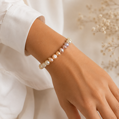 Baroque Freshwater Pearl Stretch Bracelet
