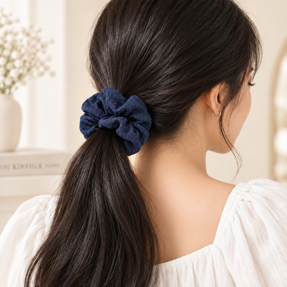 Denim Scrunchie