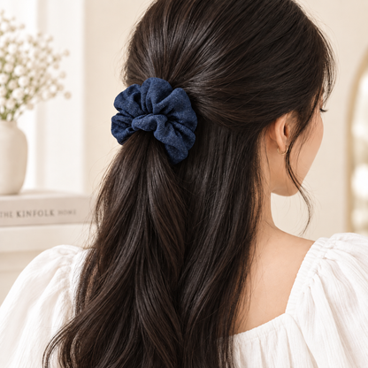 Denim Scrunchie