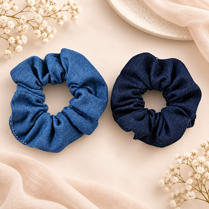 Denim Scrunchie