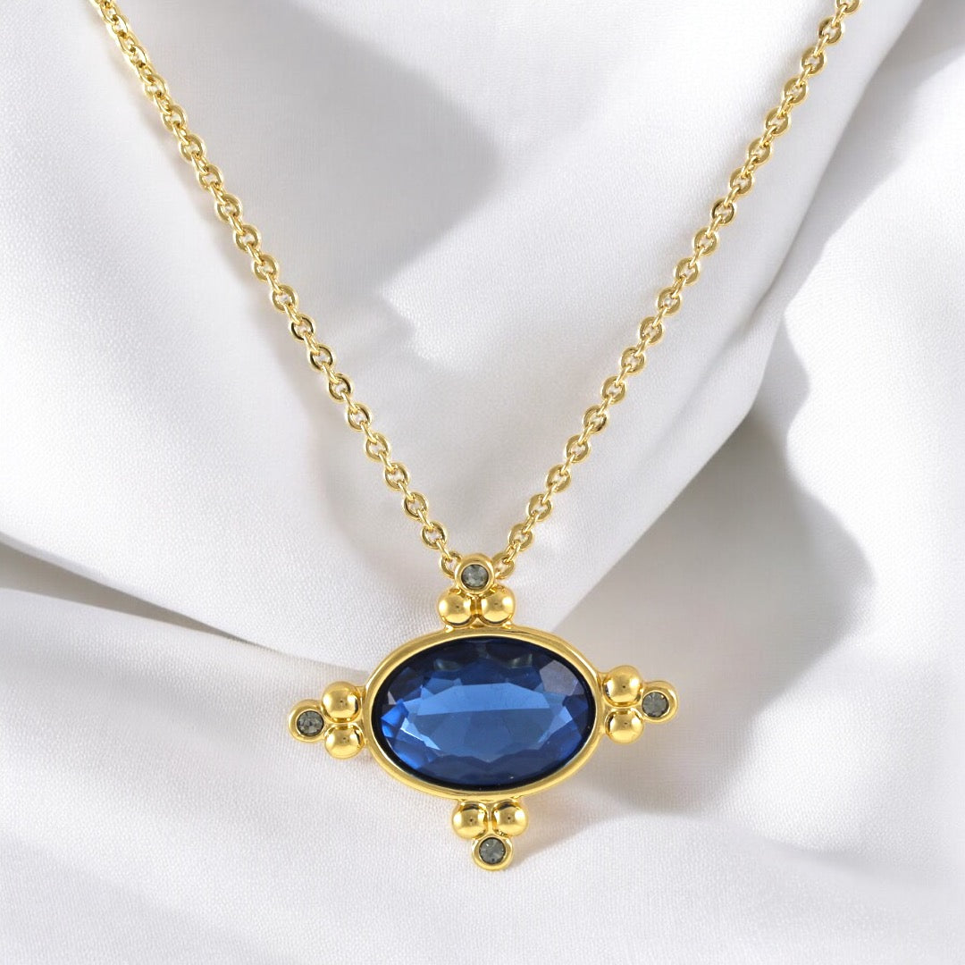 Chapado en oro azul de 24 quilates