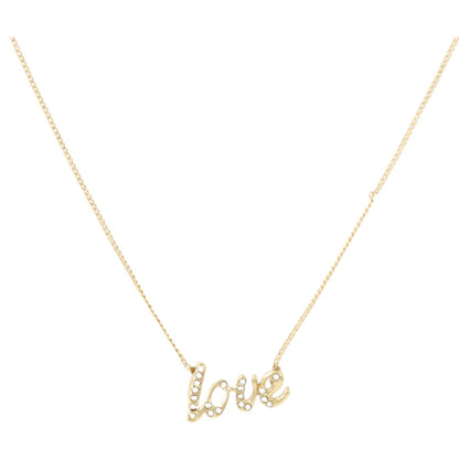 Love Necklace Gold Plated 24K