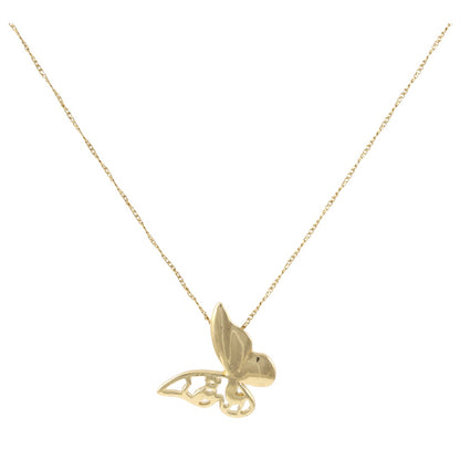 Butterfly Necklace Real Gold Plated 24K