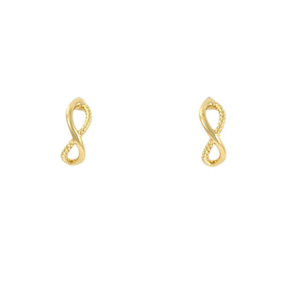 Fancy Designed Drops Gold Plated 24K Stud Earrings