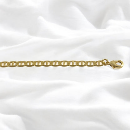 Cuban- Gucci & Mariner Bracelet Gold Filled  18K