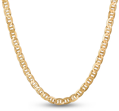 Collar Gucci de 24" y 3,8 mm relleno de oro de 18 quilates
