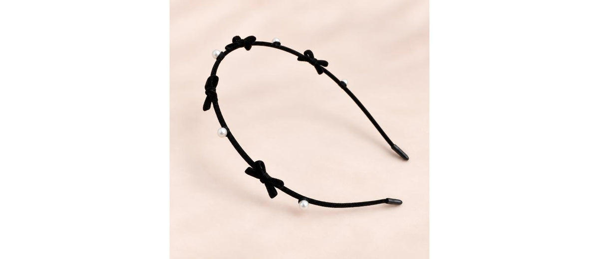Zinc Alloy Bow Headband