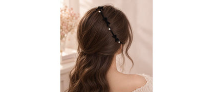 Zinc Alloy Bow Headband