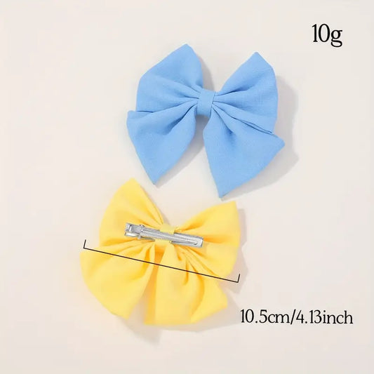 Cute Preppy Bow Hair Clip