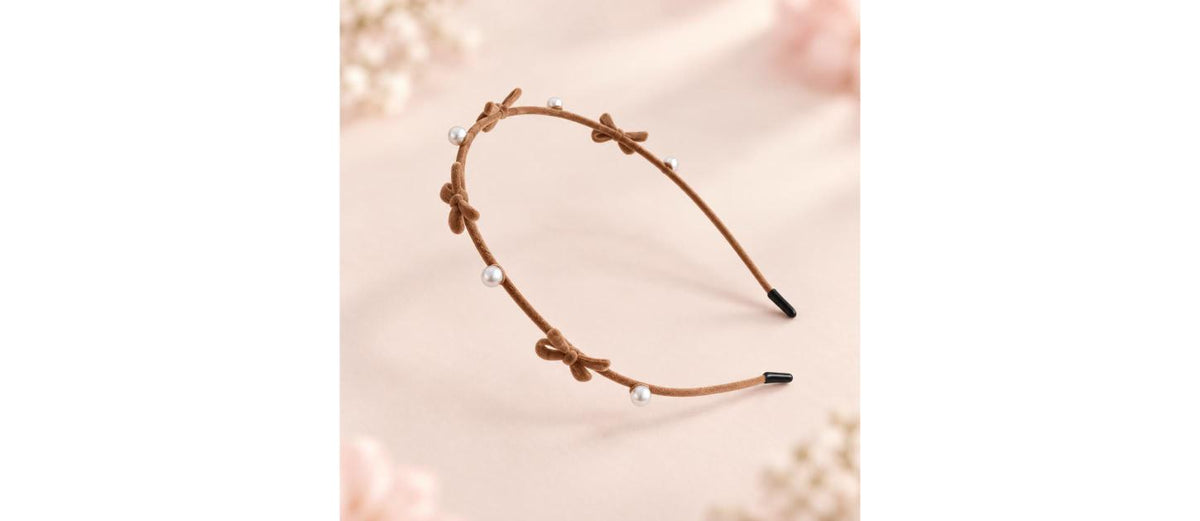 Zinc Alloy Bow Headband