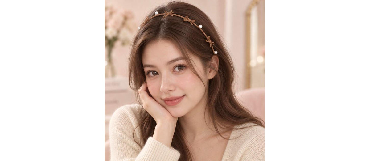 Zinc Alloy Bow Headband