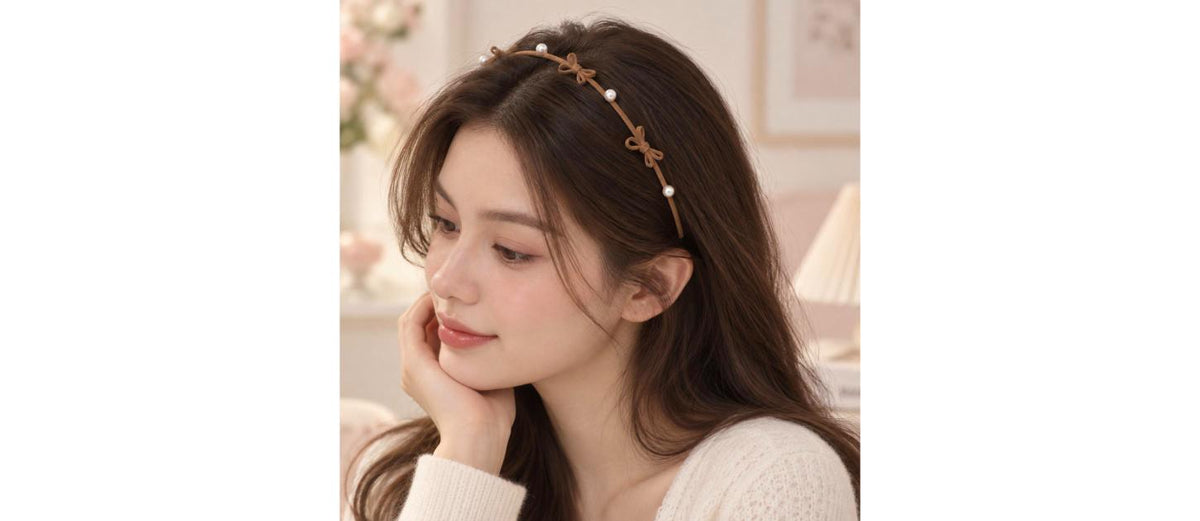 Zinc Alloy Bow Headband