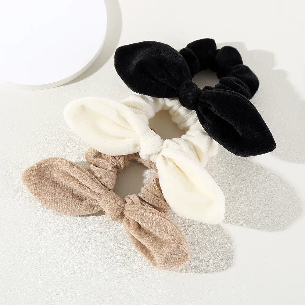 Bunny Ear Scrunchies - Set of 3 - Polychrome