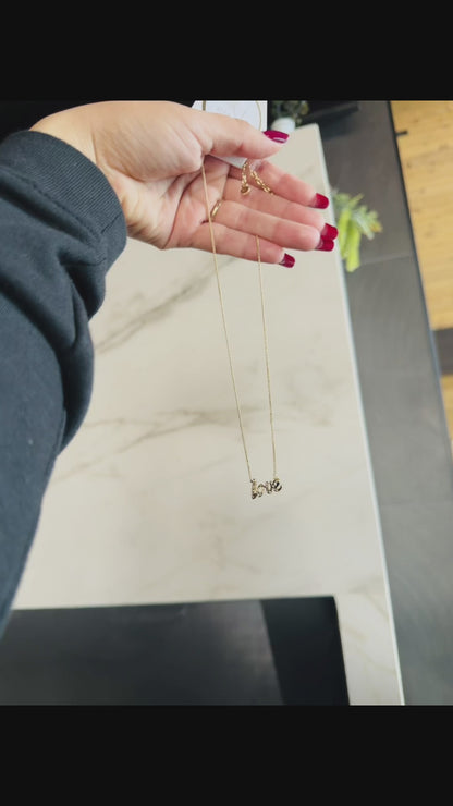 Love Necklace Gold Plated 24K