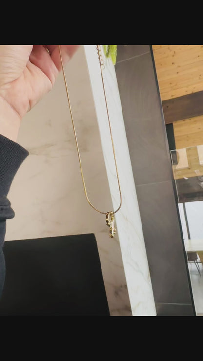 Infinite Heart Gold Plated 24K Necklace