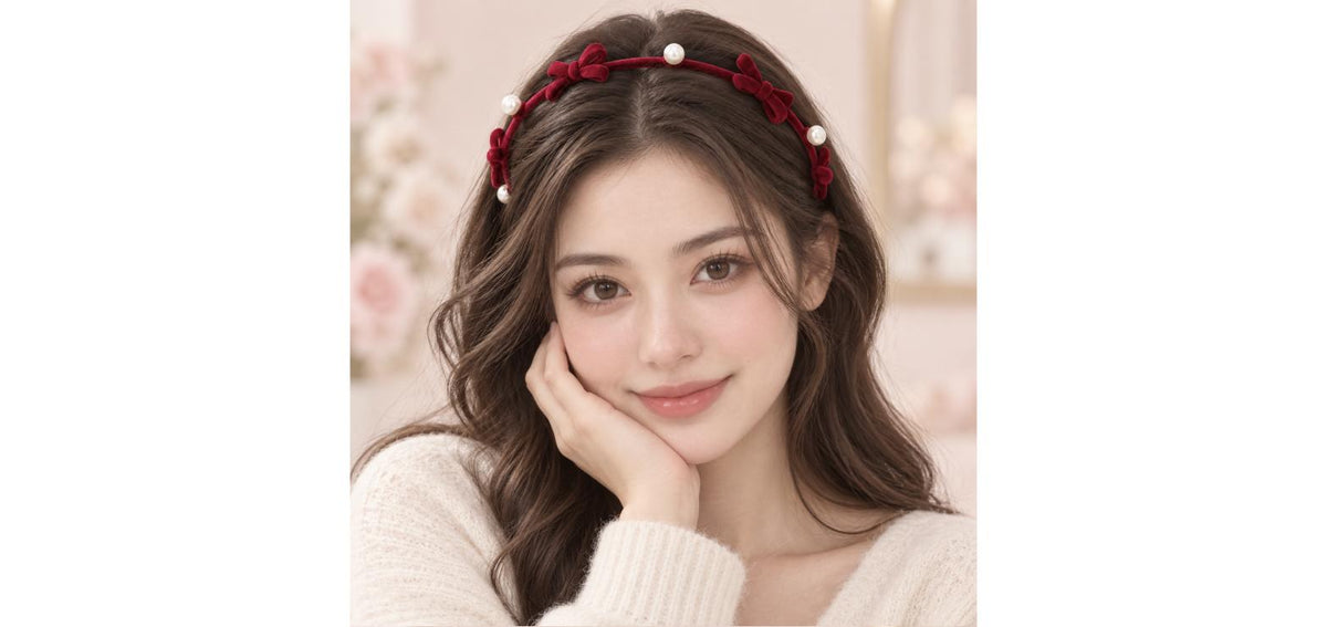 Zinc Alloy Bow Headband